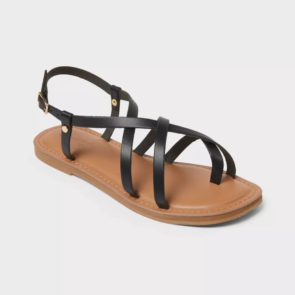 Kailey Sandals with Memory Foam Insole - Universal Thread - Black 9
